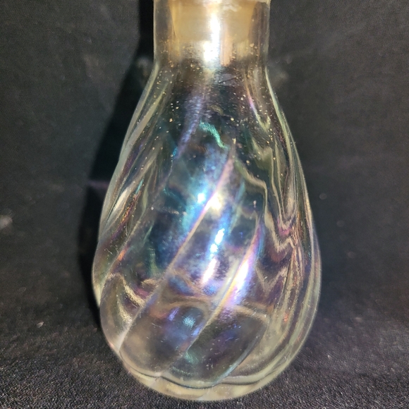 Vintage Perfume Glass bottle, Iridescent - Picture 2 of 10